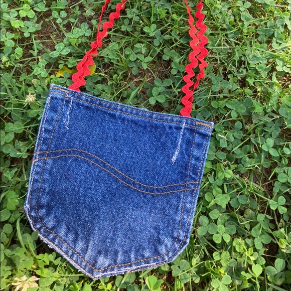 HANDMADE DENIM PURSE - Picture 3 of 4